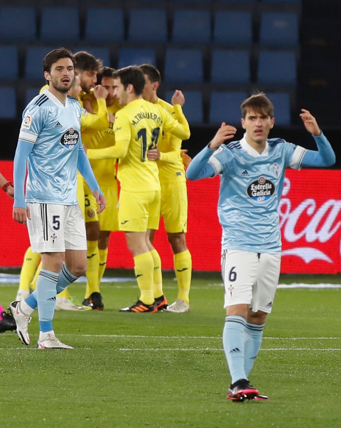 El Celta-Villarreal, en imágenes