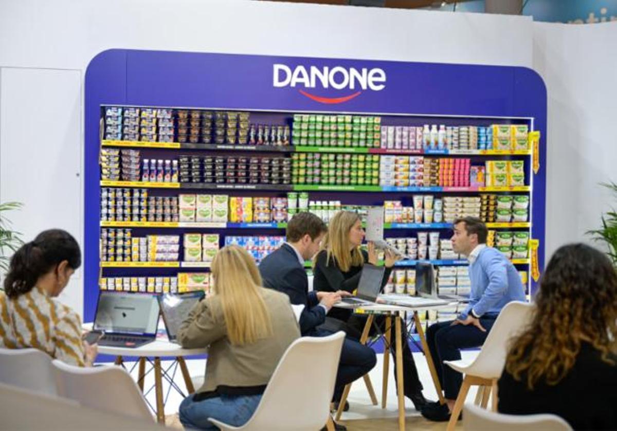 Stand de Danone en la edición de 2024
