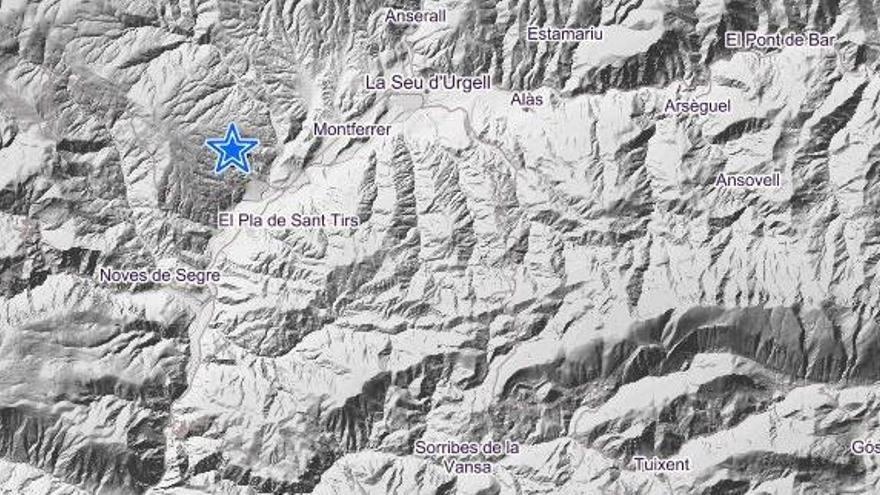 Un terratrèmol de 4,5 graus i epicentre a l&#039;Alt Urgell es fa notar a diferents punts de Catalunya