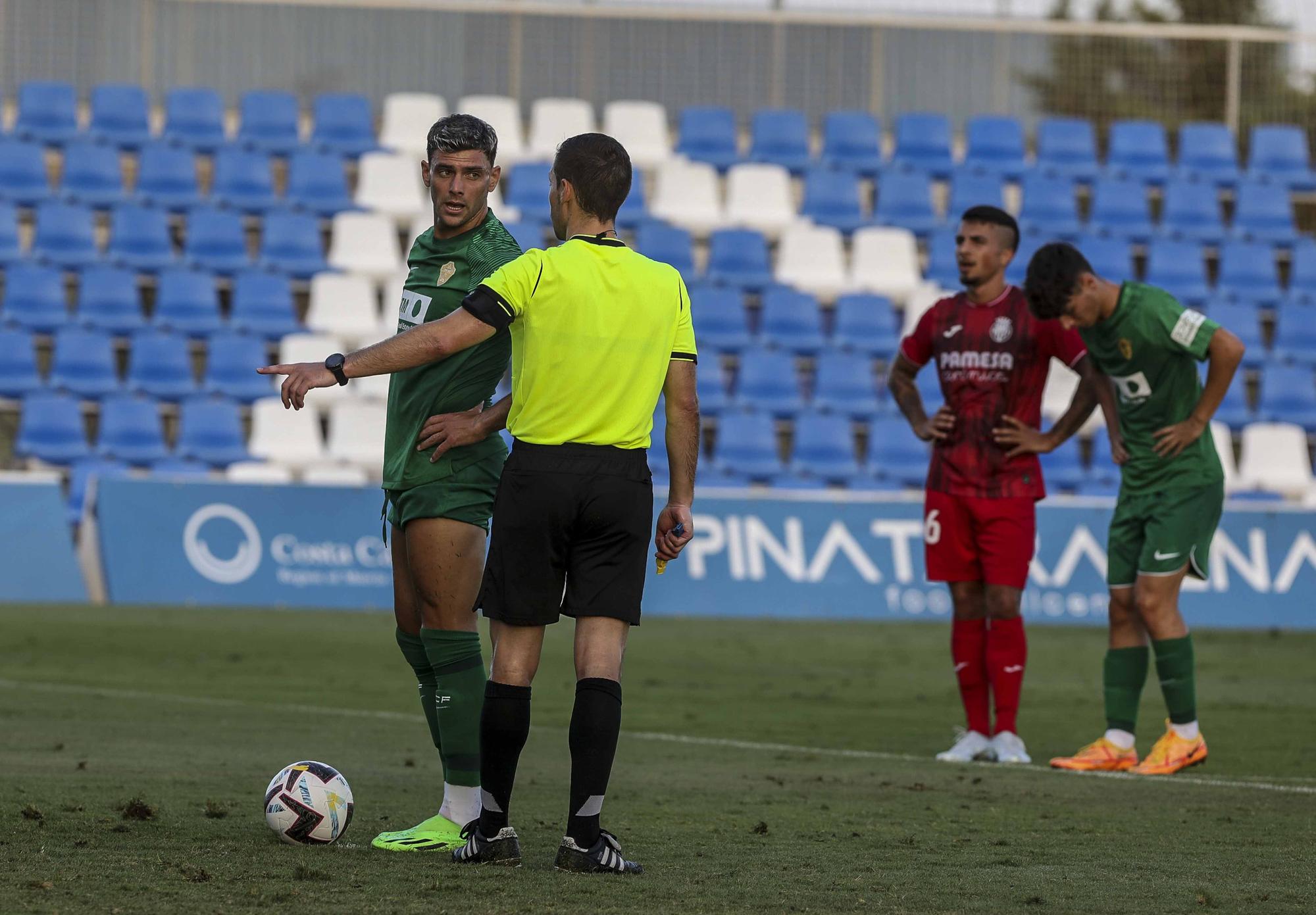 El Elche pierde 1-3 frente al Villarreal B en el segundo partido amistoso en el Pinatar Arena de San Pedro del Pinatar