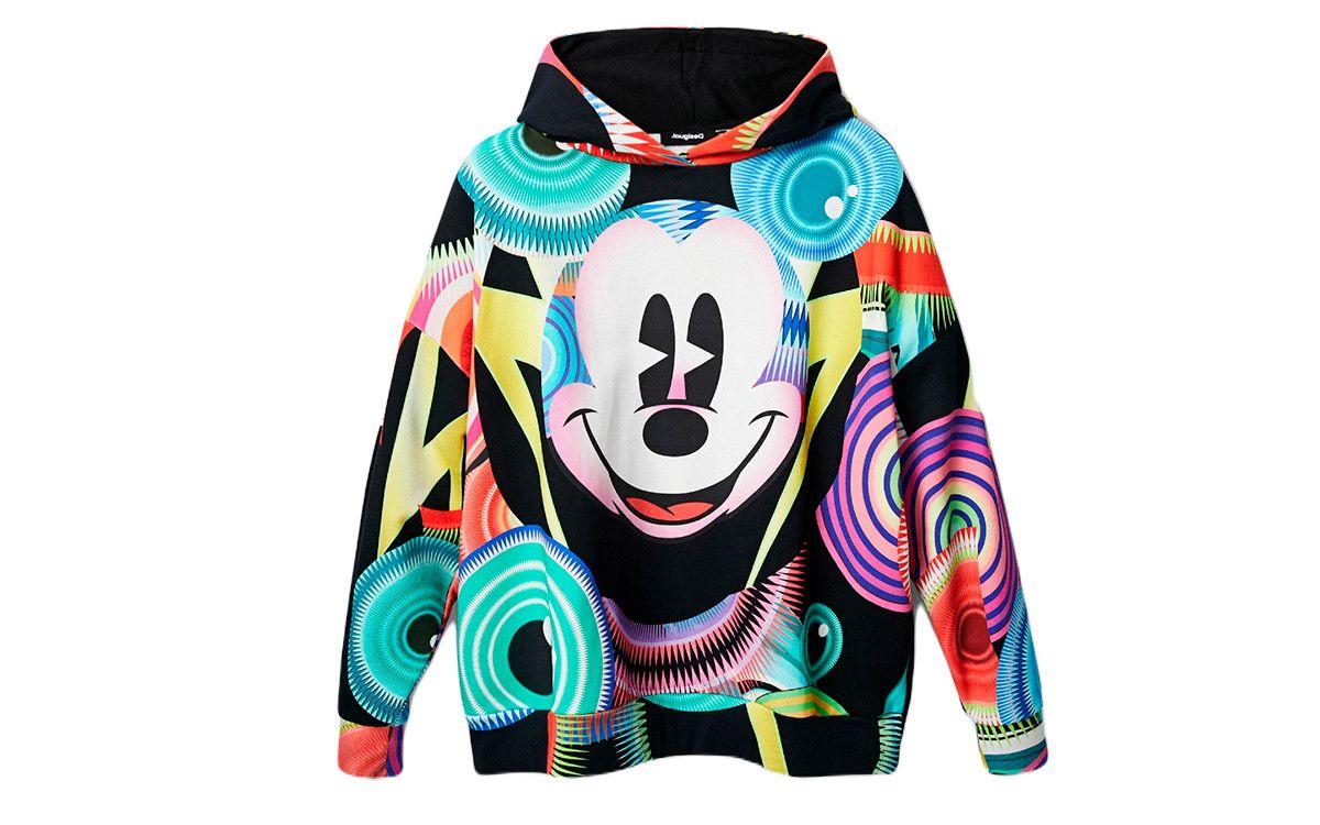 Sudadera de Lacroix xa Desigual con Mickey Mouse