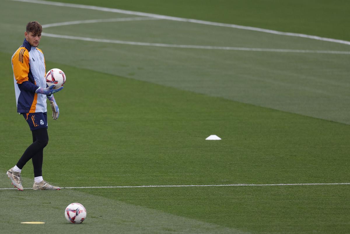 Fran González, portero del Real Madrid.