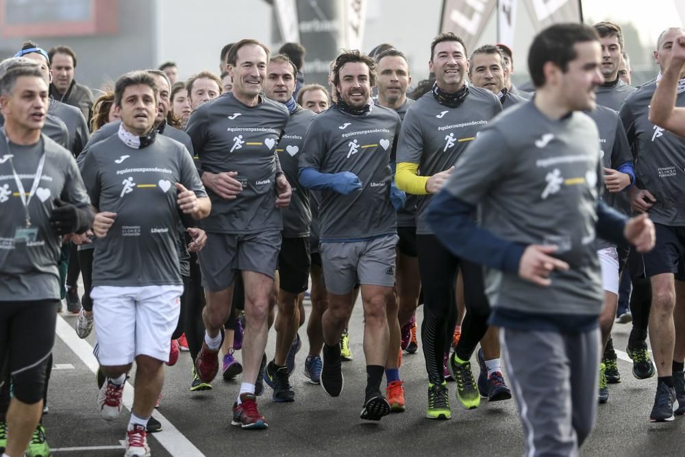 Carrera de Navidad de Fernando Alonso en La Morgal