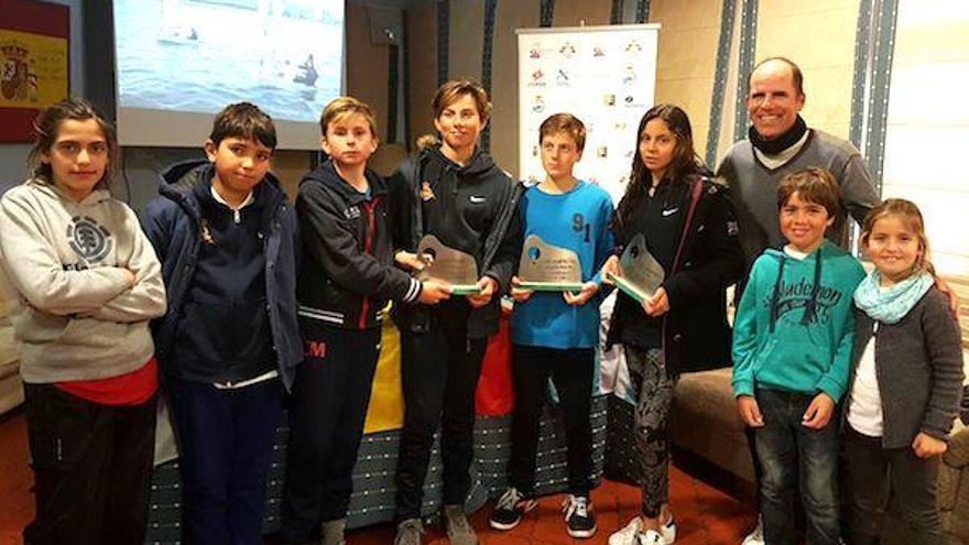 Villalón y Pérez se anotan el Provincial de Optimist Málaga Estrecho