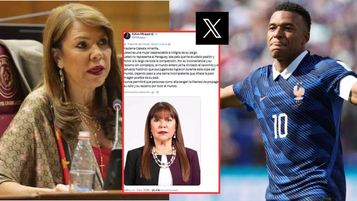 Mbappé responde a la Celeste Amarilla tras las acusaciones y comentarios racistas.