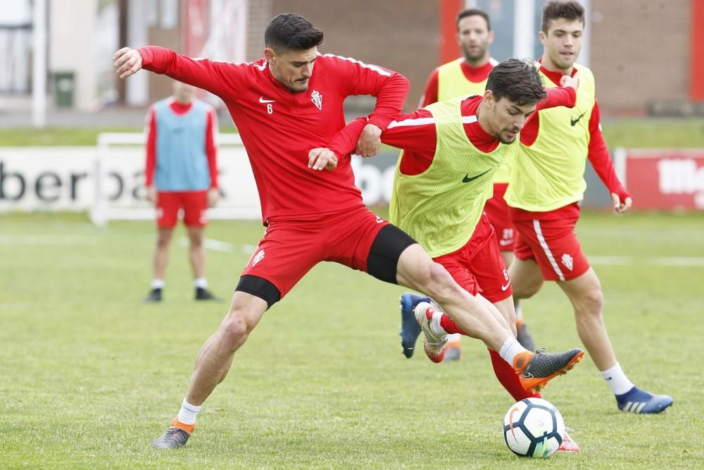 Entrenamiento del Sporting