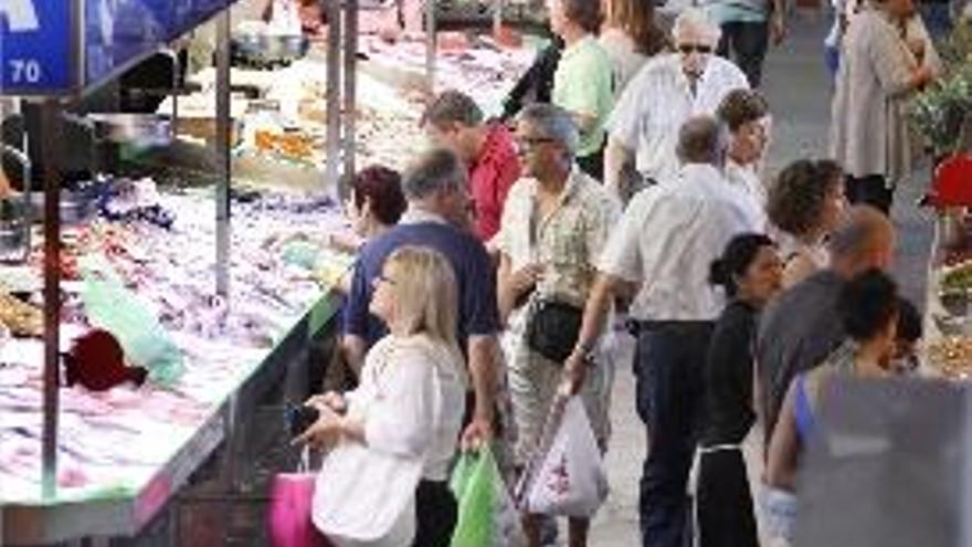 El Mercat del Lleó de Girona, en una imatge d&#039;arxiu.