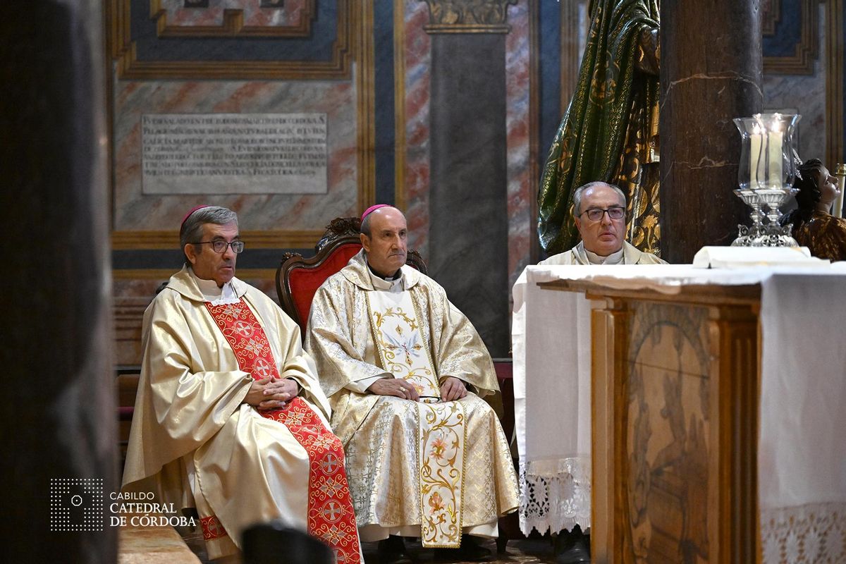 Visita de los miembros de la Conferencia Episcopal a la Mezquita-Catedral de Córdoba.