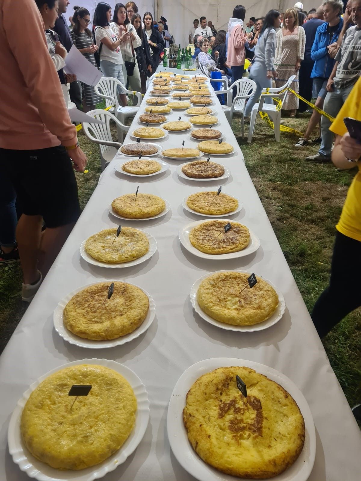 Celles, fiesta hasta en los fogones con un concurso de tortillas "histórico"