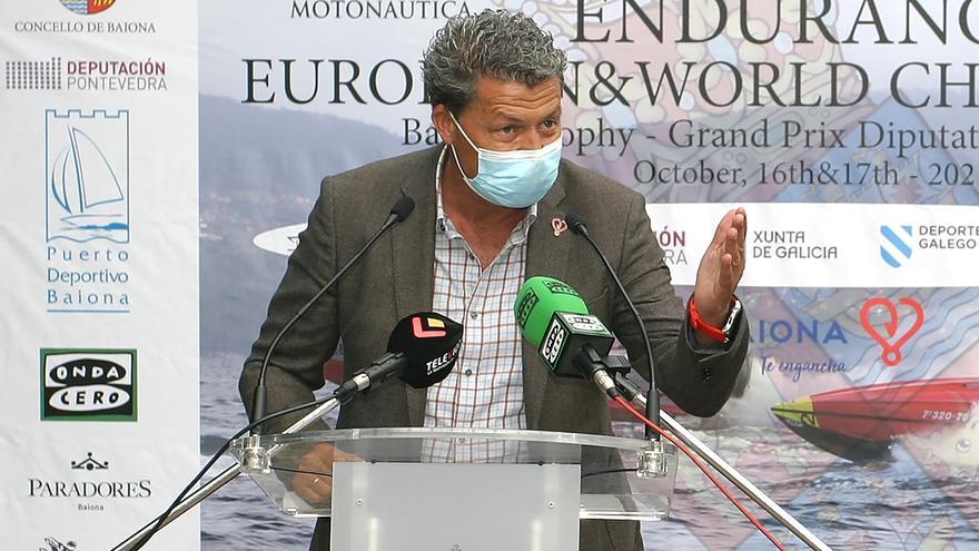 Carlos Gómez, durante su intervención.