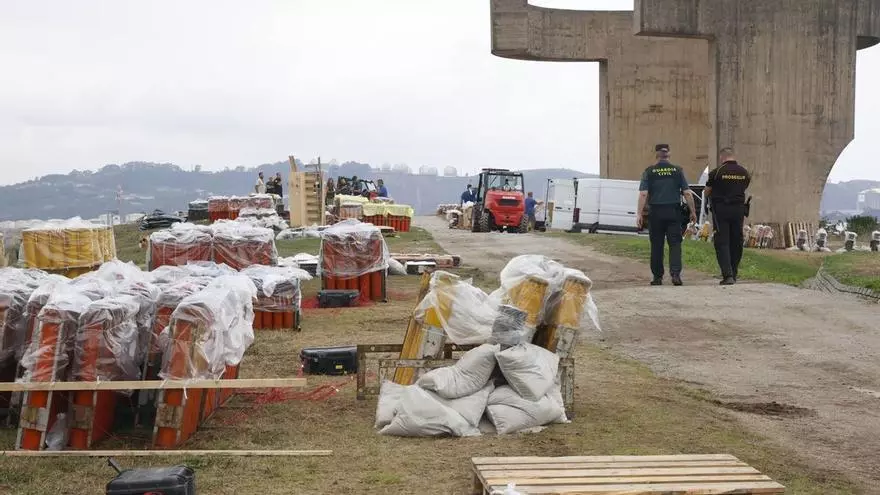 VÍDEO: La Noche de los Fuegos pasa el examen de la Guardia Civil