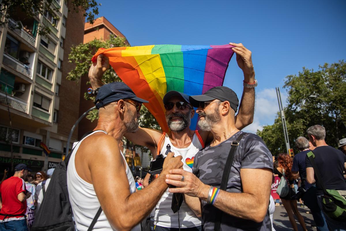 Manifestación del Día del Orgullo en Barcelona