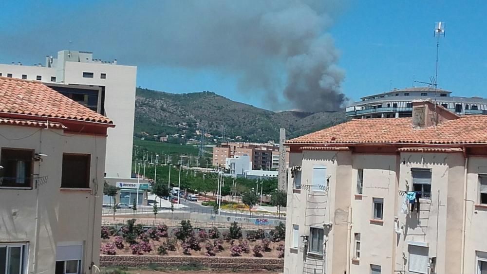 Incendio en Les Valls