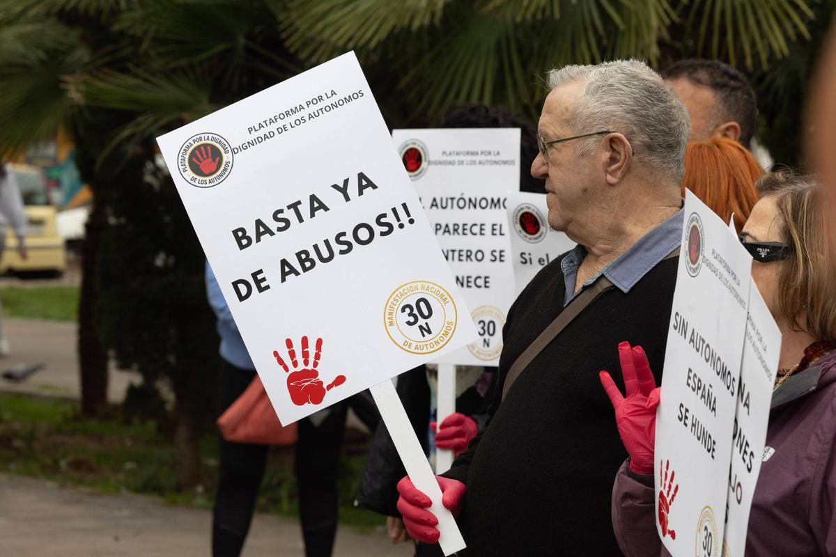 Movilización de trabajadores autónomos en Ibiza