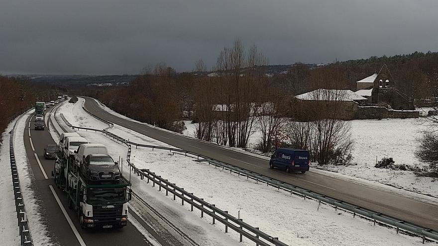 Pueblos de Sanabria, desconectados por la nieve