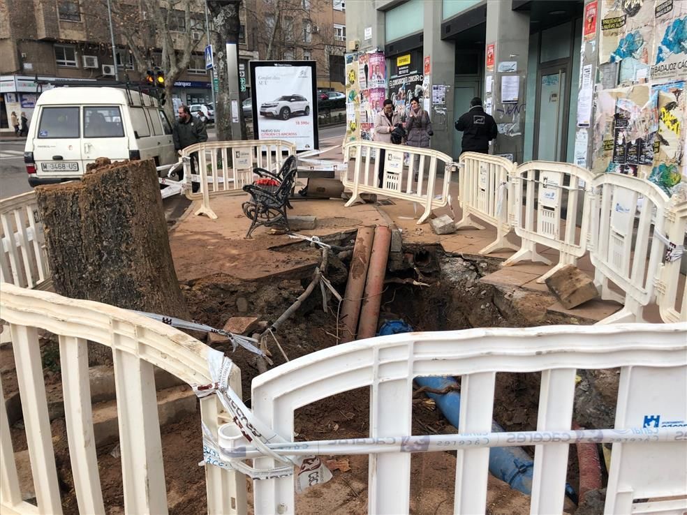 El lamentable estado de la zona de Colón en Cáceres