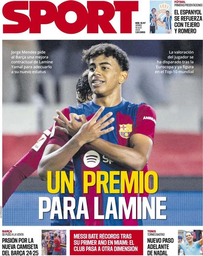 Las portadas deportivas de hoy, viernes 19 de julio