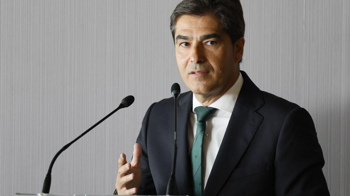 El presidente del Real Betis Balompié, Ángel Haro