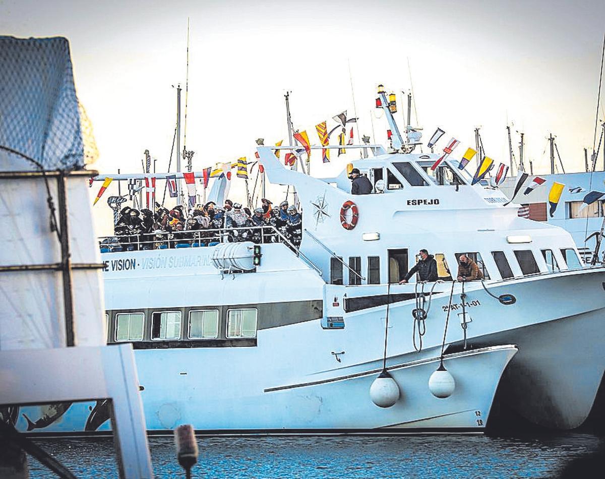 Llegada de los Reyes Magos vía marítima a Torrevieja
