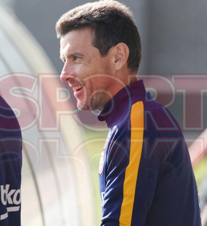 El entrenamiento del Barça, en imágenes