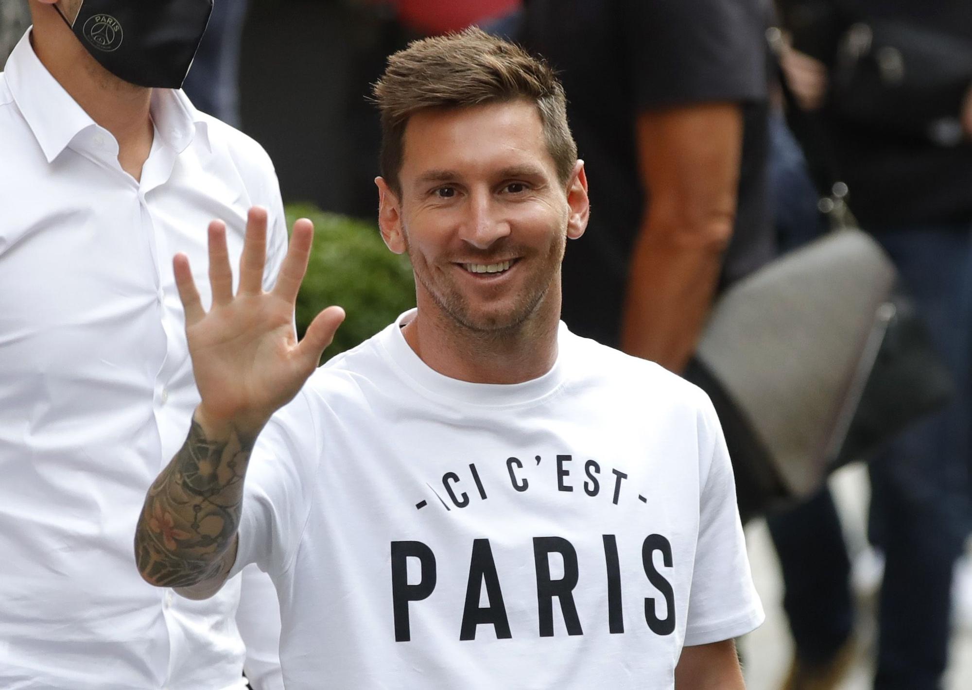 Messi arriba a París