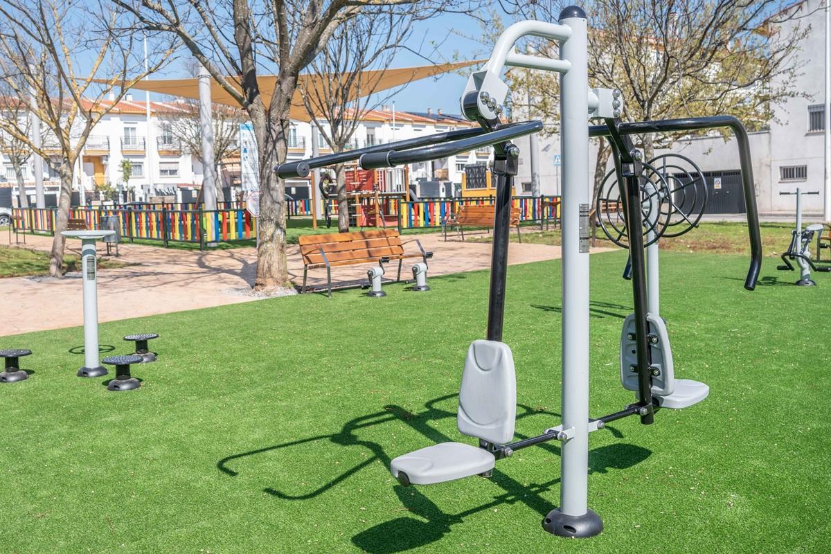 Zona de entrenamiento biosaludable.