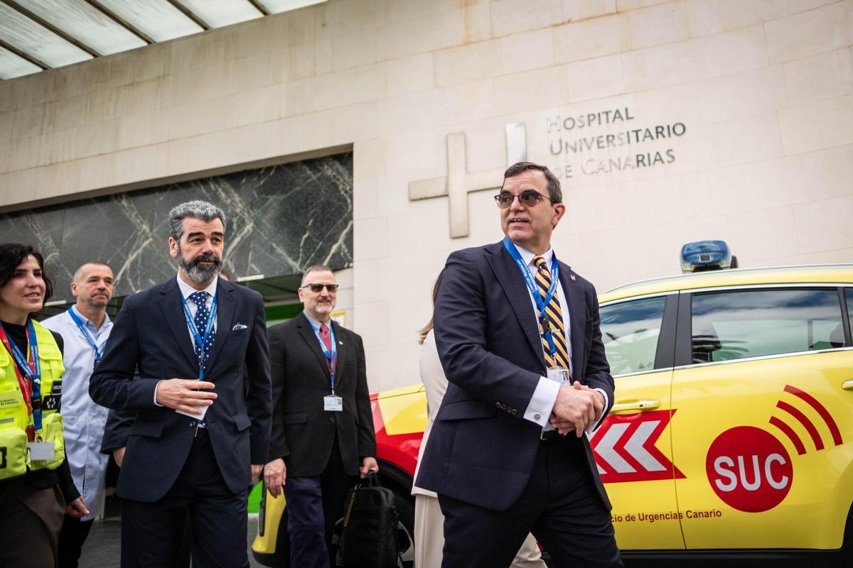 La NASA visita la cámara hiperbárica de Imetisa en el HUC