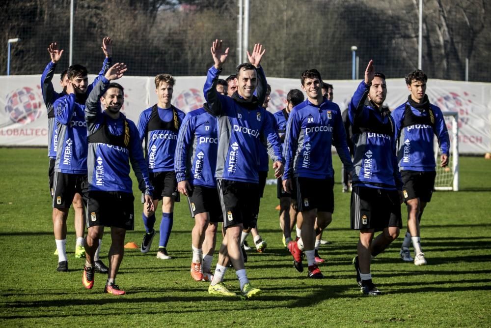 Entrenamiento del Real Oviedo