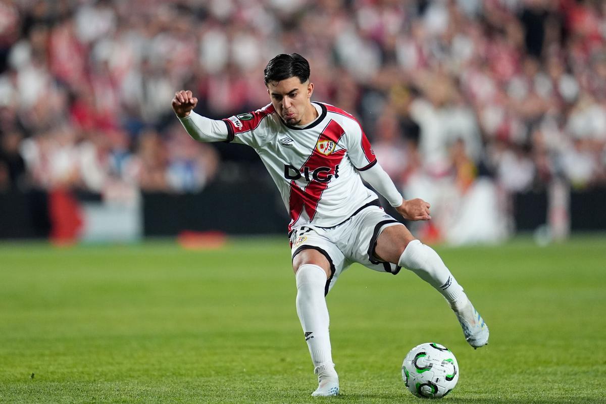 Ilias Akhomach del Rayo Vallecano.