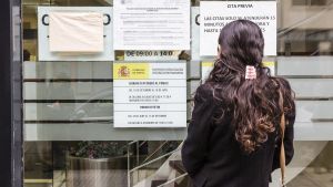 La oficina de extranjería de Barcelona, en una imagen de archivo.