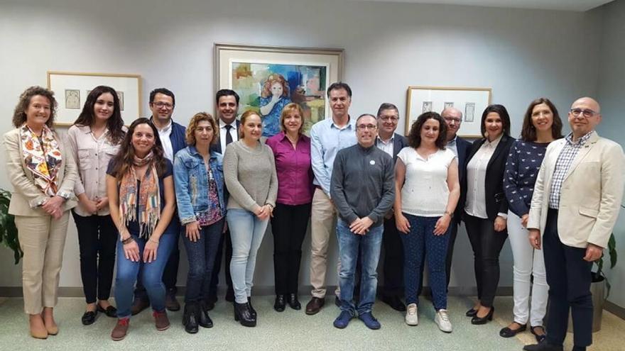 Violante Tomás visitó ayer el centro de Murcia III