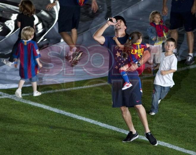 El Camp Nou acogió la fiesta de la Liga