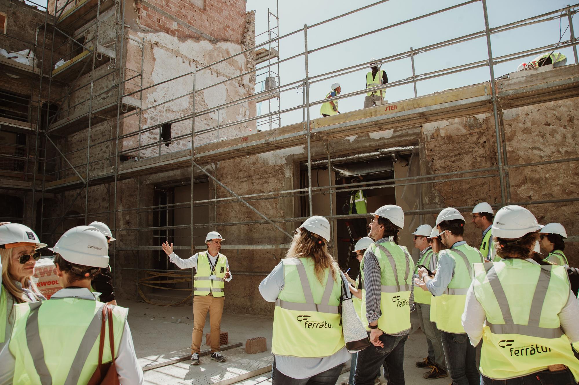 Visita a las obras de Son Bunyola