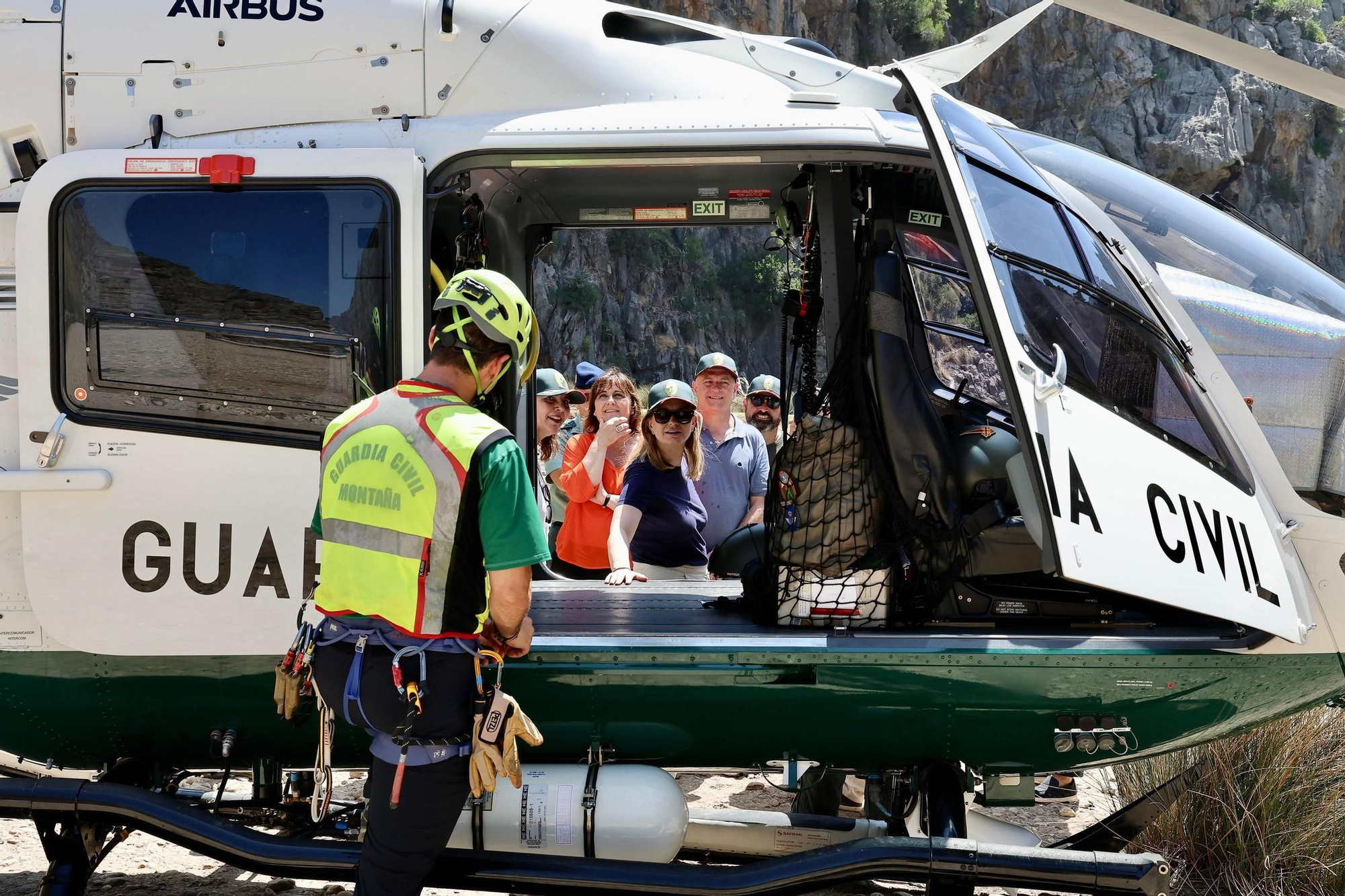 FOTOS | El simulacro de rescate en sa Calobra, en imágenes