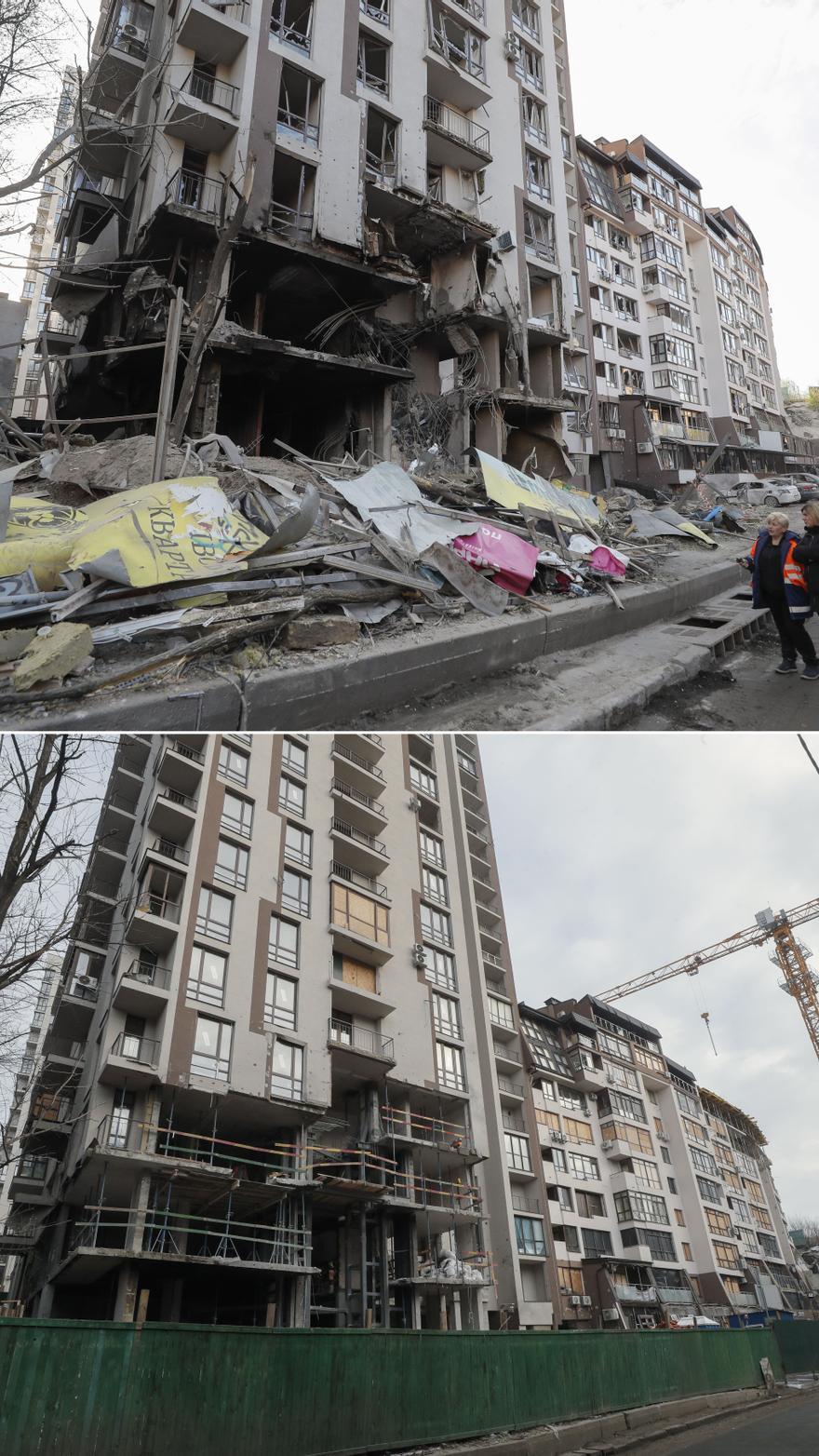 GALERIA | L'abans i el després de la guerra a Ucraïna