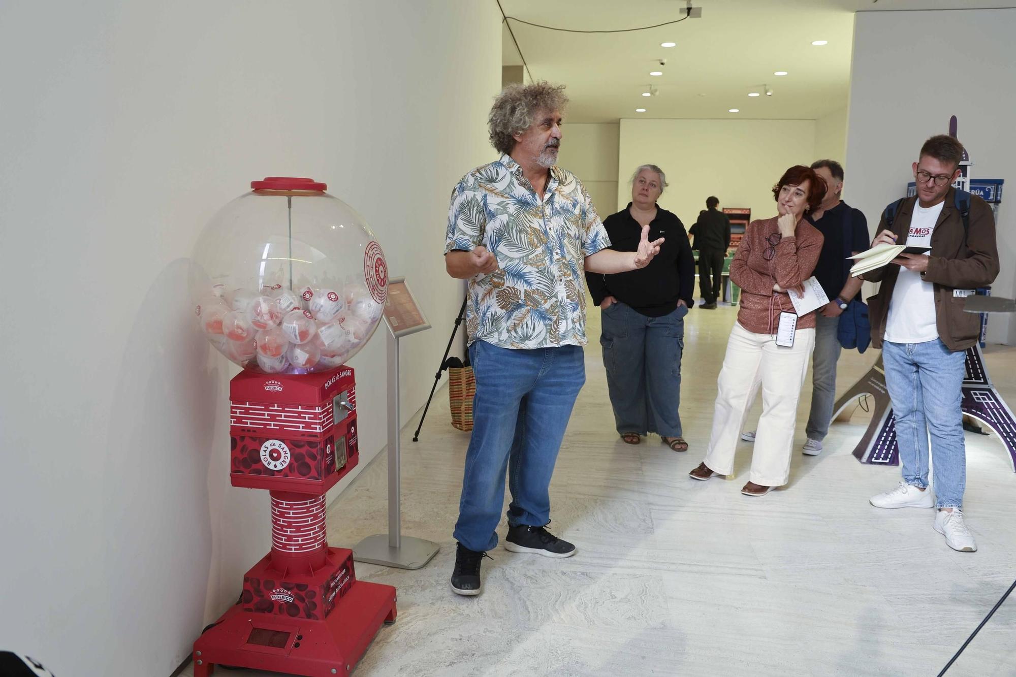 Exposición "Recreativos Federico", una instalación compuesta por siete máquinas recreativas en torno a una obra dramática de Federico García Lorca