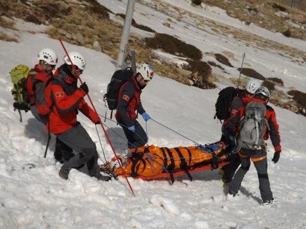 Simulacre de rescat a Vallter