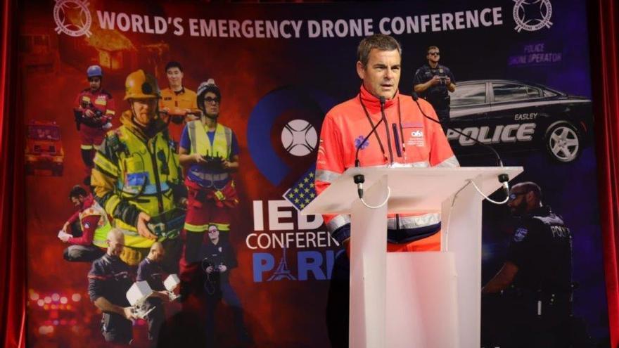 El 061 expone en París la experiencia andaluza en el uso de drones en situaciones de emergencia