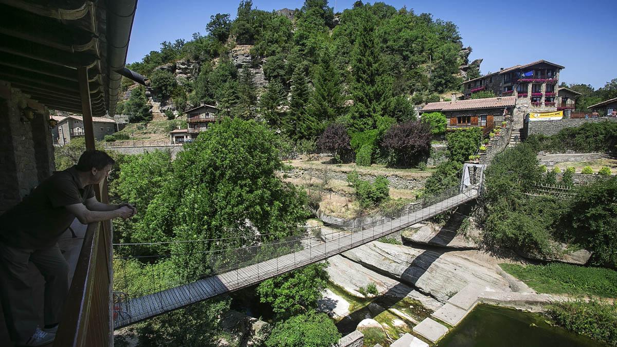 El puente colgante de Rupit