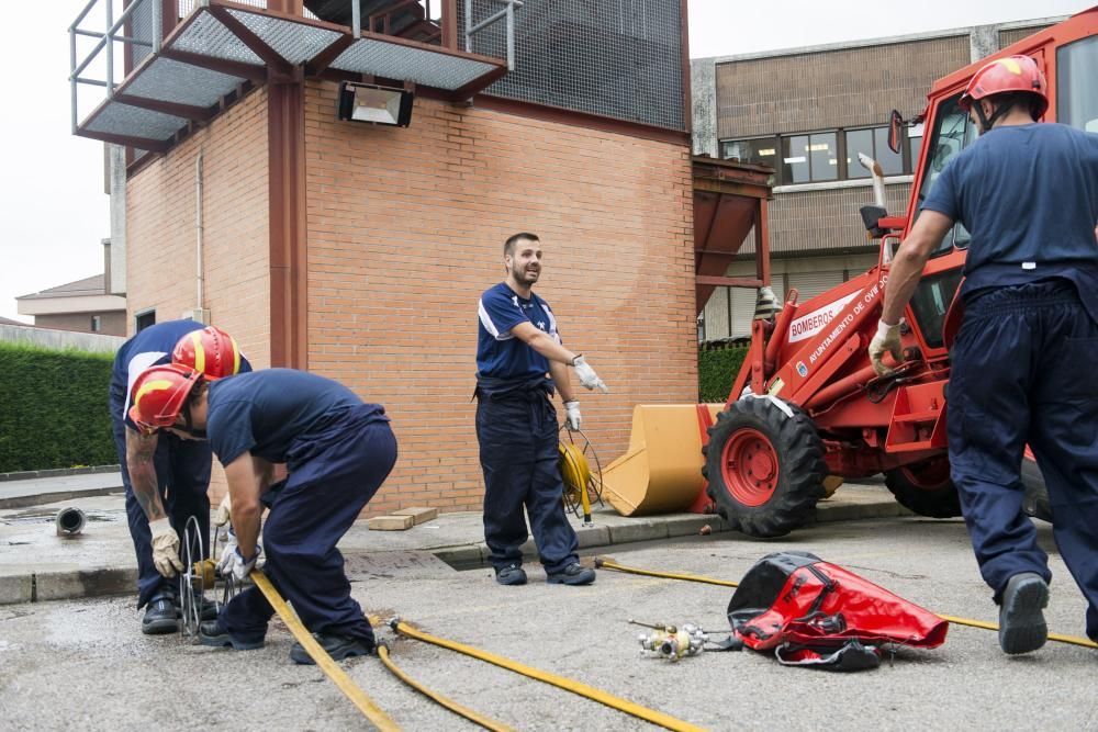 Nuevos bomberos de Oviedo