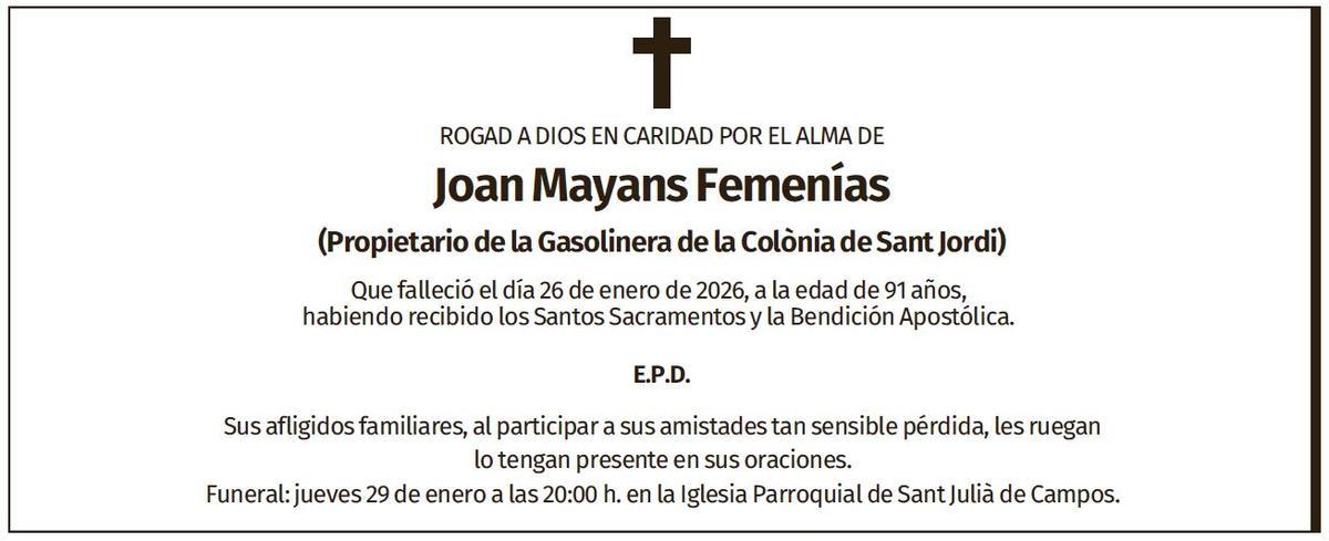 Joan Mayans Femenías