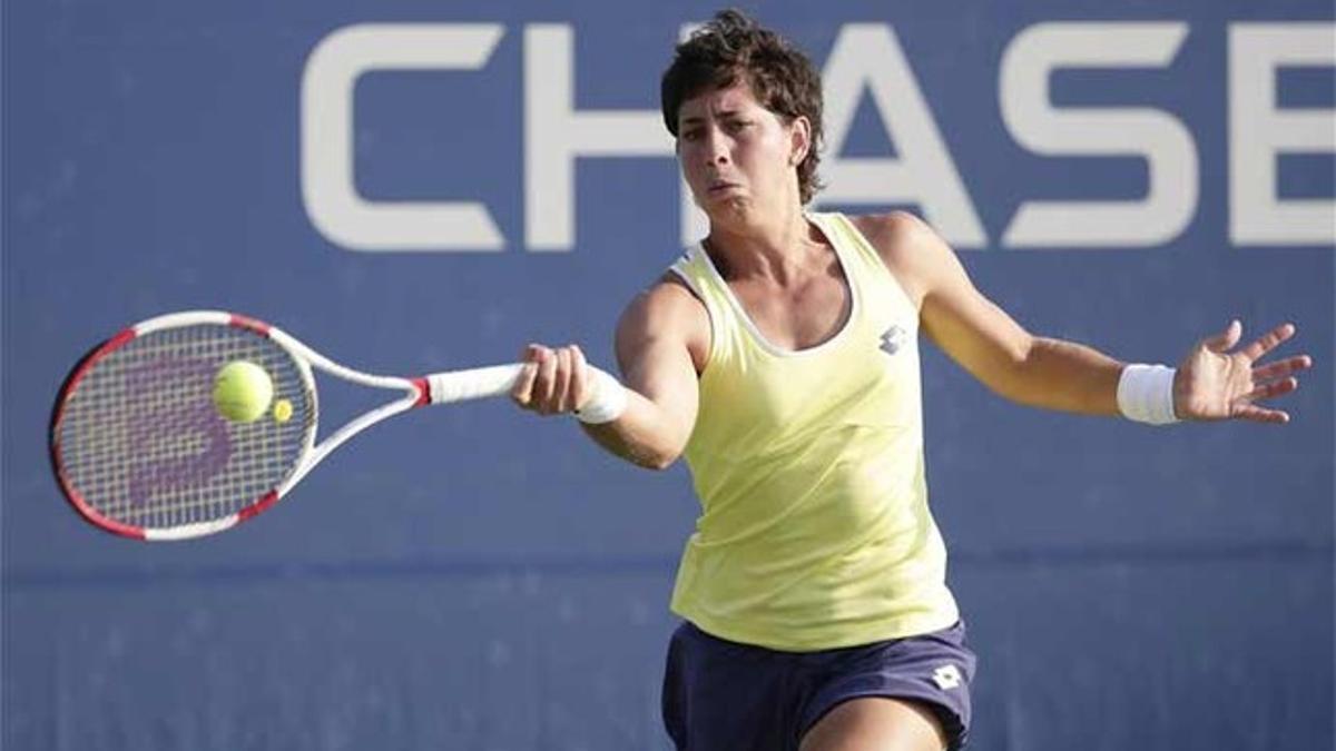 Carla Suárez-Navarro en el US Open