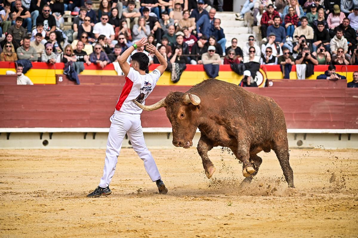 Una de las arriesgadas actuaciones.