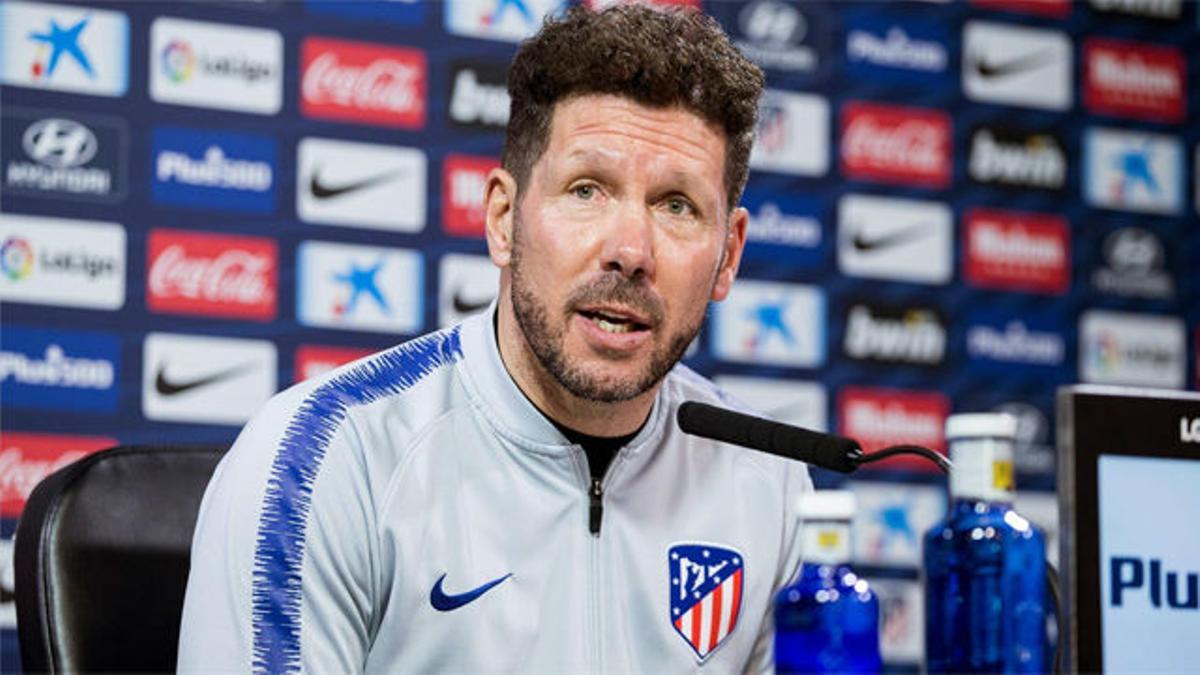 Simeone: Soy autocrítico: ir segundos no es bueno