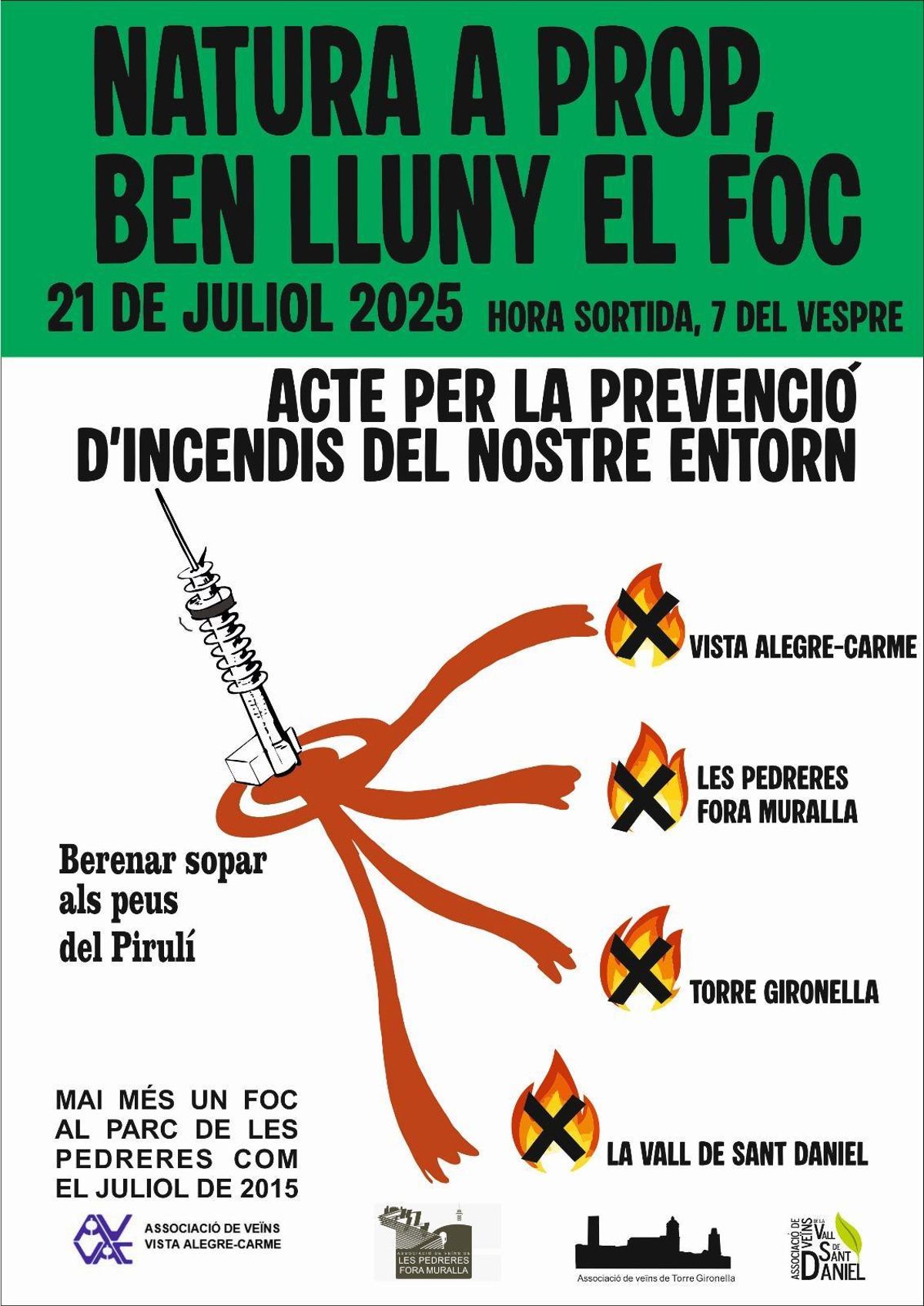 El cartell de la trobada.