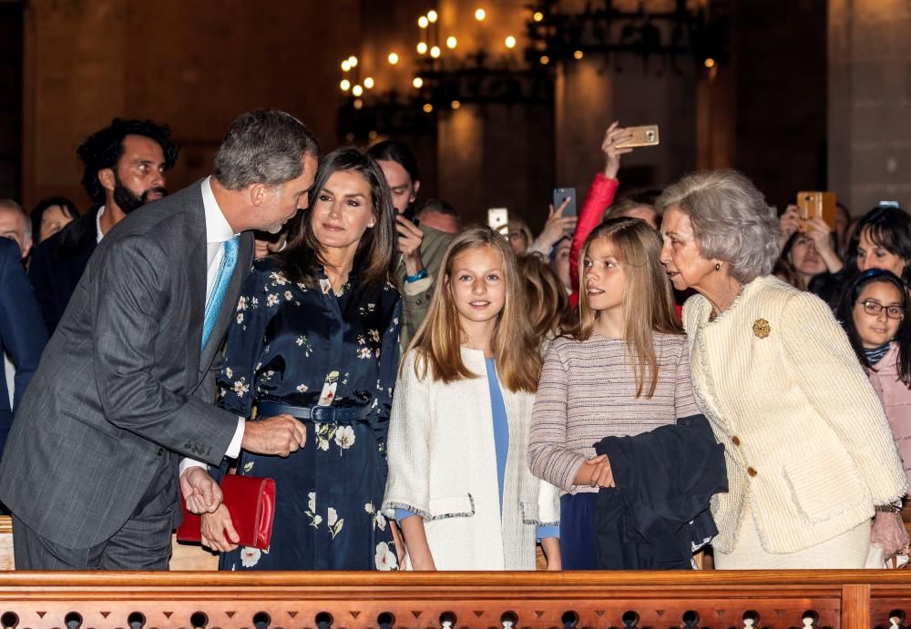 Las imágenes de los Reyes en la Catedral de Mallor