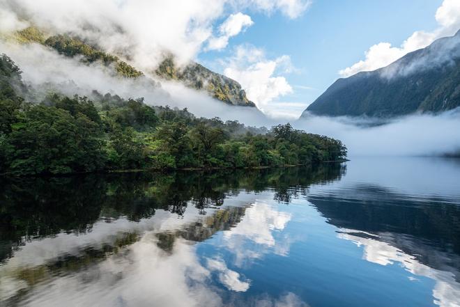 Doutful Sound, Parque Nacional de Fiordland, Nueva Zelanda