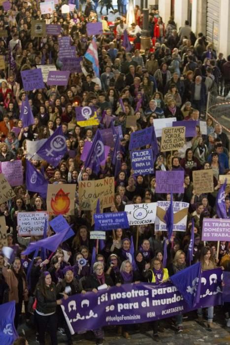 Manifestación del 8-M en Cartagena