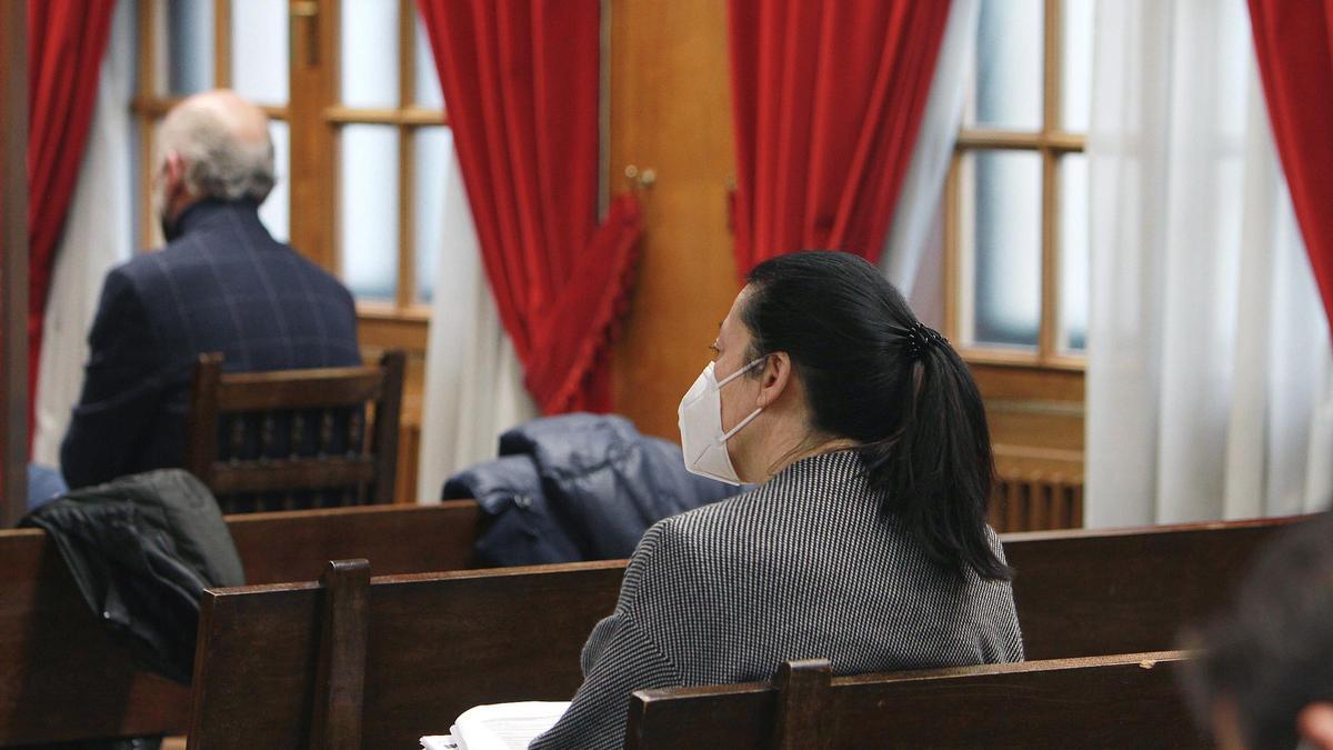 Áurea Soto, en la última sesión del juicio.