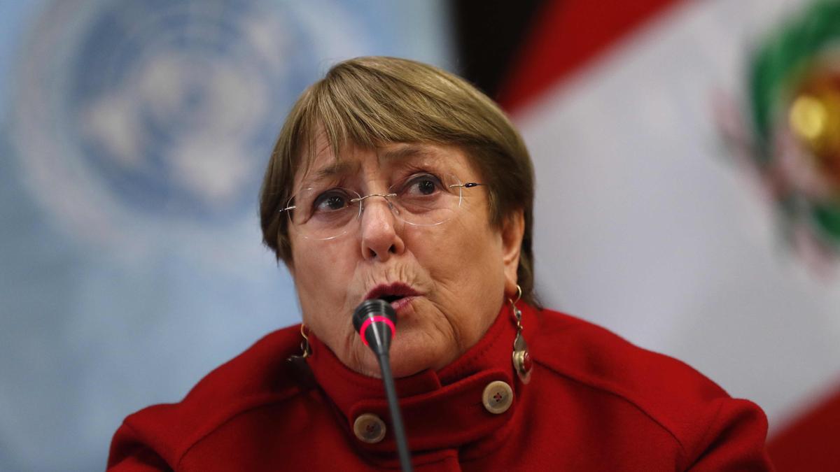 Bachelet niega presiones de autoridades chinas sobre informe de Xinjiang